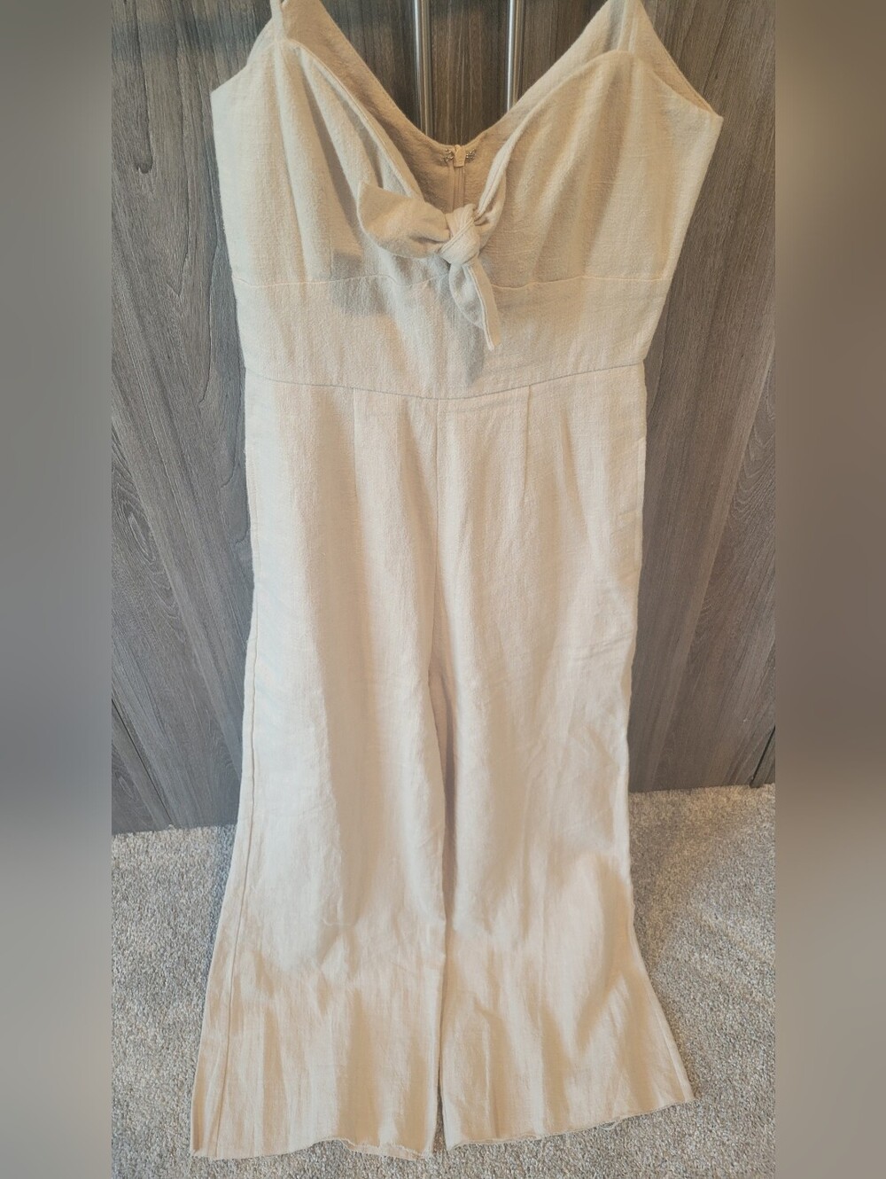 Skylar + Madison Women's Jumpsuit Romper, Beige size Small